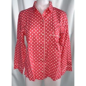 Victoria’s Secret XSmall Polka Dot Pajama Shirt